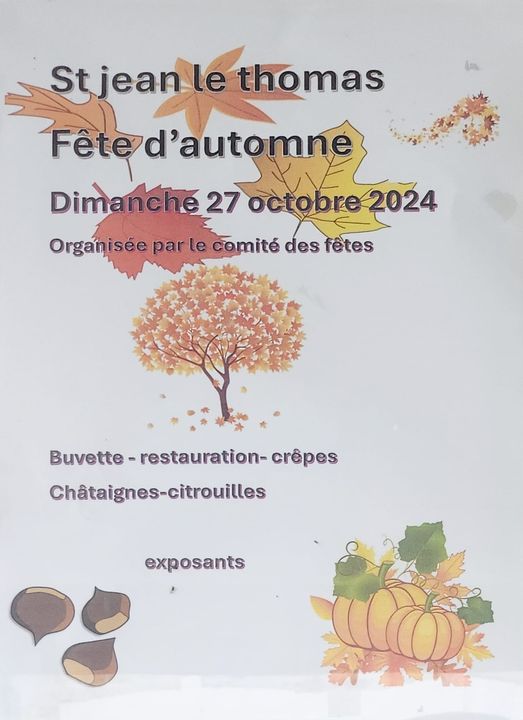 Le 27/10/2024, fête d' automne